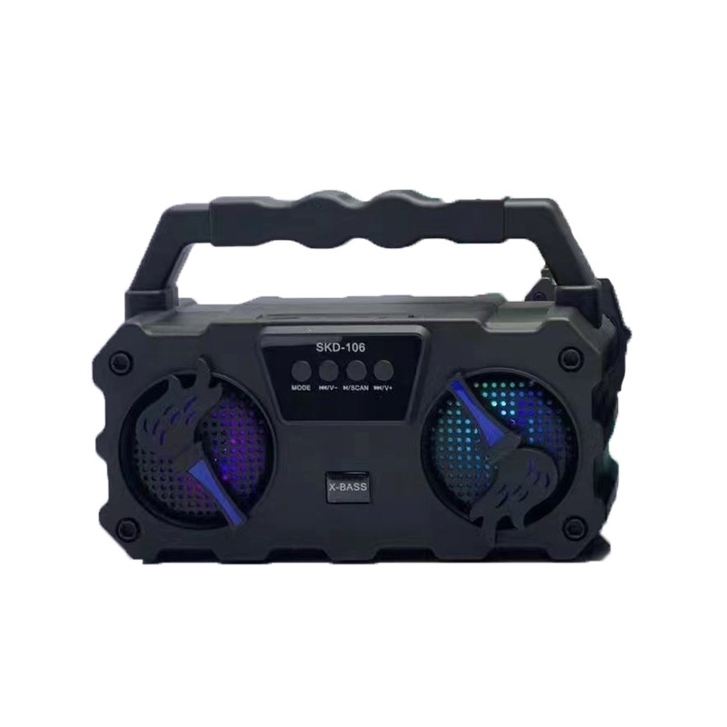 Loa Bluetooth Hát Karaoke SKD -106 Tặng Kèm Mic Nghe Nhạc Cực Đã Âm Bass Cực Mạnh Loa Bluetooth Mini