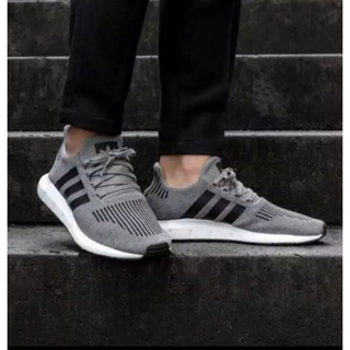 Giày Thể Thao ADS Swift Chạy Bộ Màu Xám Đen Trắng Cá Tính Cho Nam