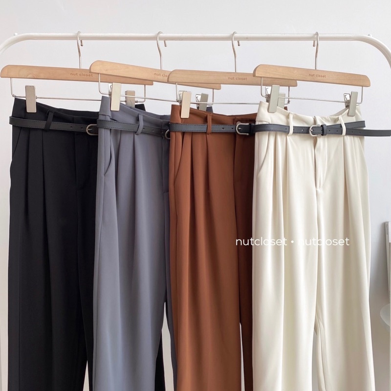 Quần vải suông hai li 689_Q0207