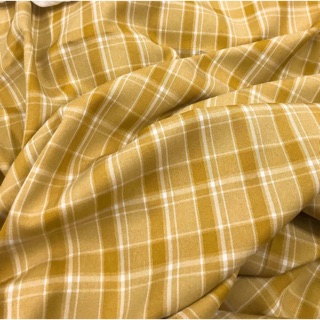Vải bc kẻ caro vàng 2020