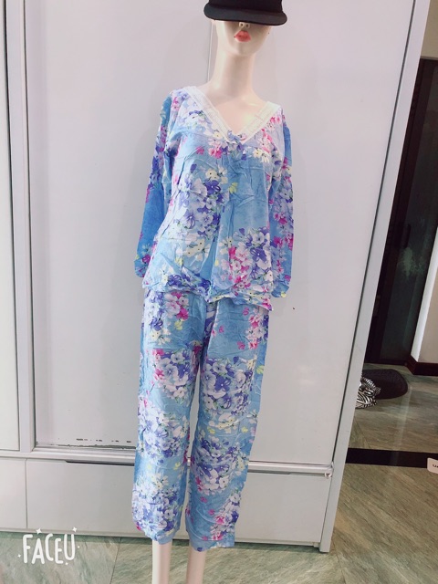 Đồ bộ mặc nhà sau xinh size dưới 65kg chất đẹp