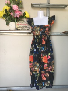 đầm maxi hoa cánh tiên ( hình thật )