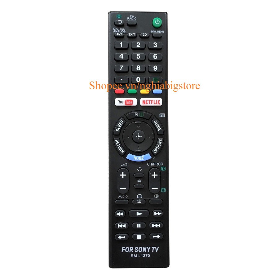 Remote Điều Khiển Tivi SONY, Internet Smart TV RM-L1370