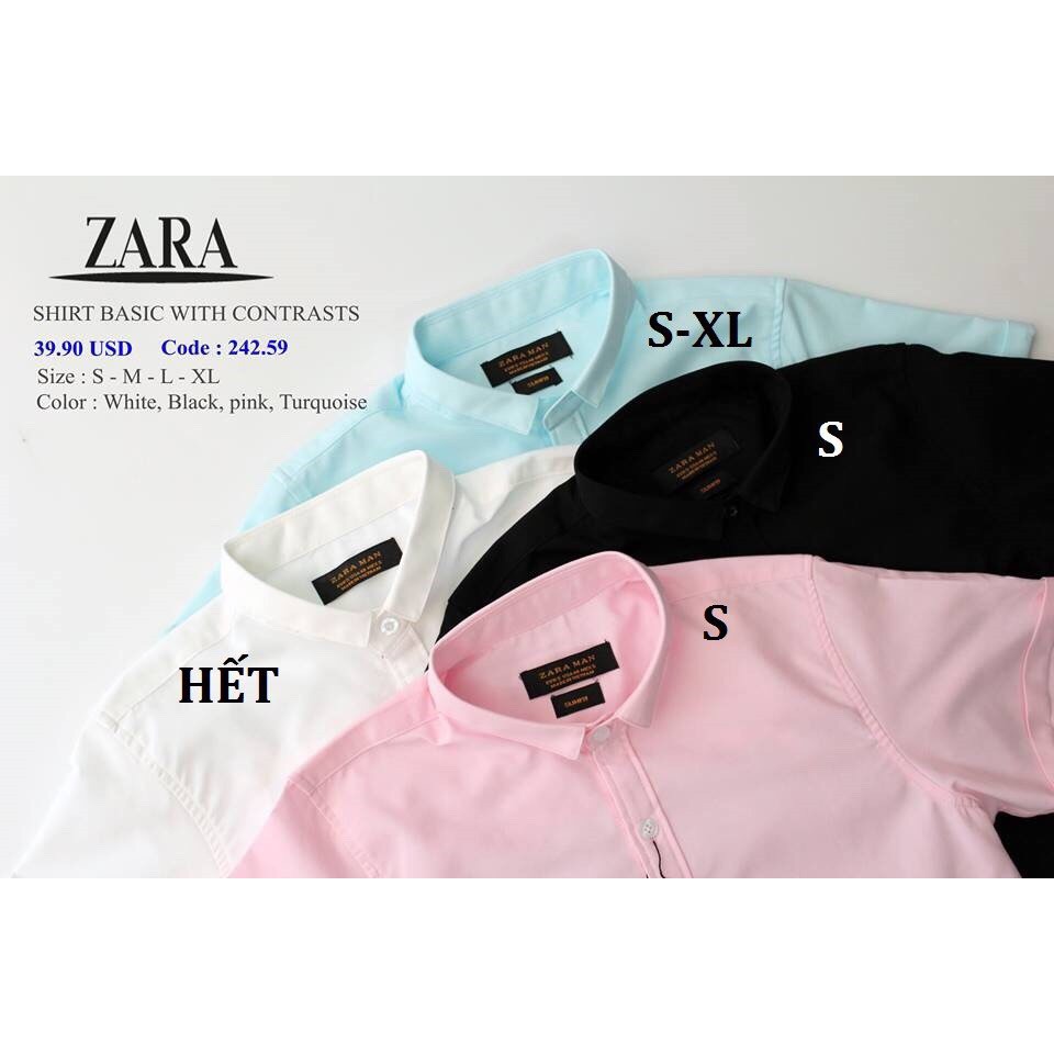 Sơ mi zara ngắn tay cao cấp