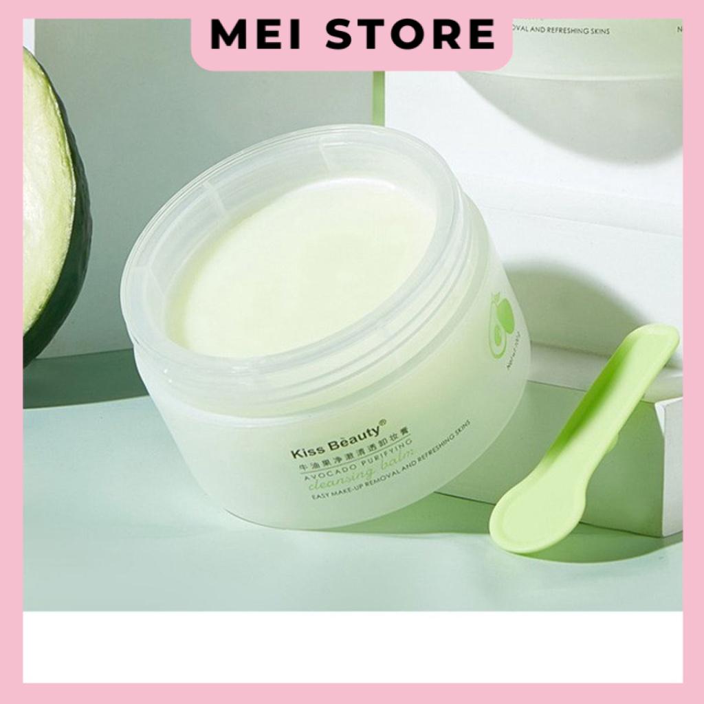 Kem Tẩy Trang Chiết Xuất Bơ Kiss Beauty Dưỡng Ẩm Làm Sạch Lỗ Chân Lông Không Dầu