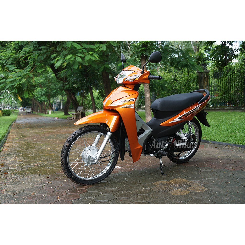 Sơn xe máy HYPER màu cam pha lê vàng Honda Wave @ 1K  - 1Lít
