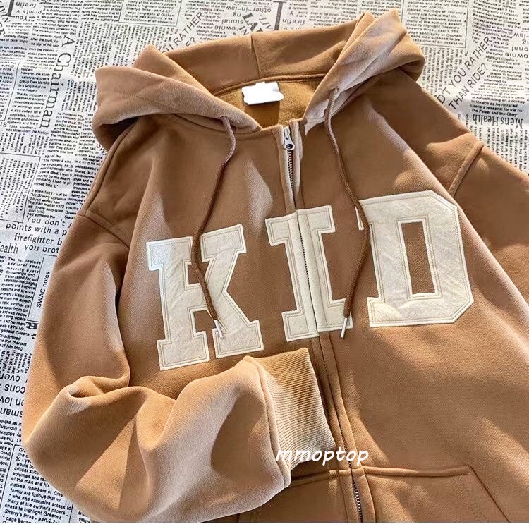 Kid_Áo Khoác Hoodie Zip Nỉ Bông Khóa Kéo Hàng Quảng Châu Siêu Đẹp