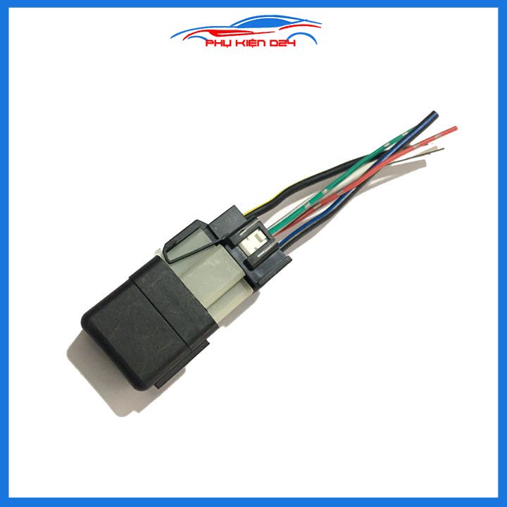 Rơ le ô tô 12V 5 chân đen có sẵn dây điện chờ nối