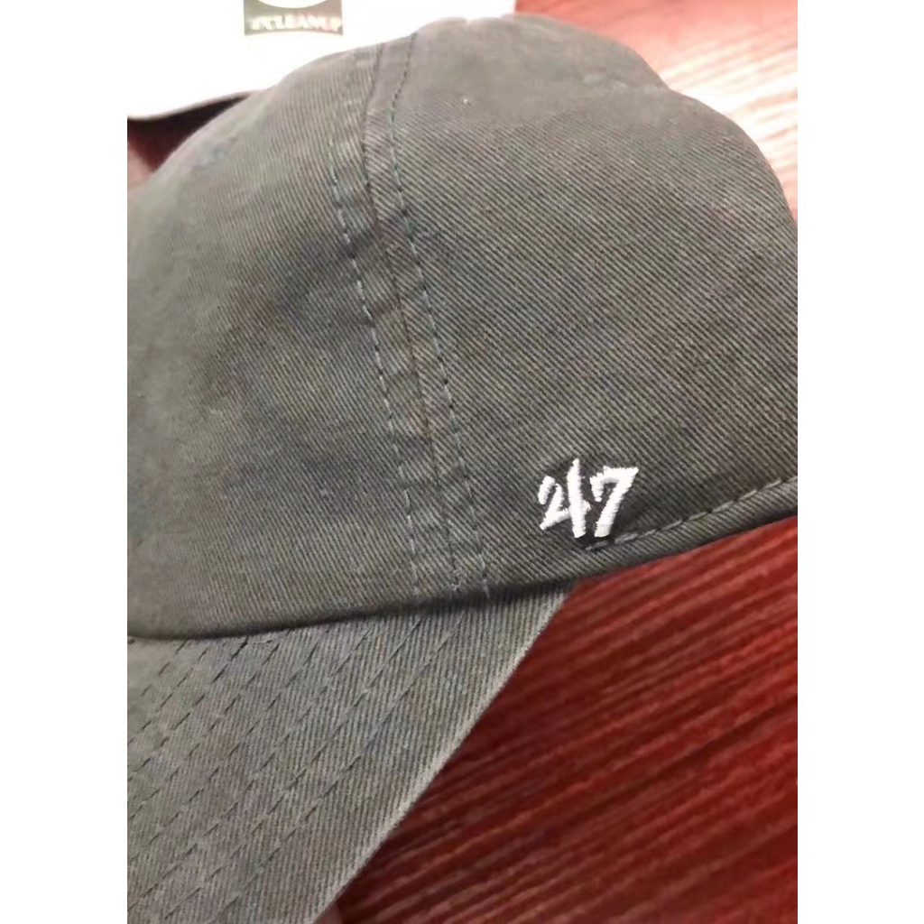 47 Brand  Mũ Lưỡi Trai Cotton Thêu Họa Tiết Thời Trang Unisex