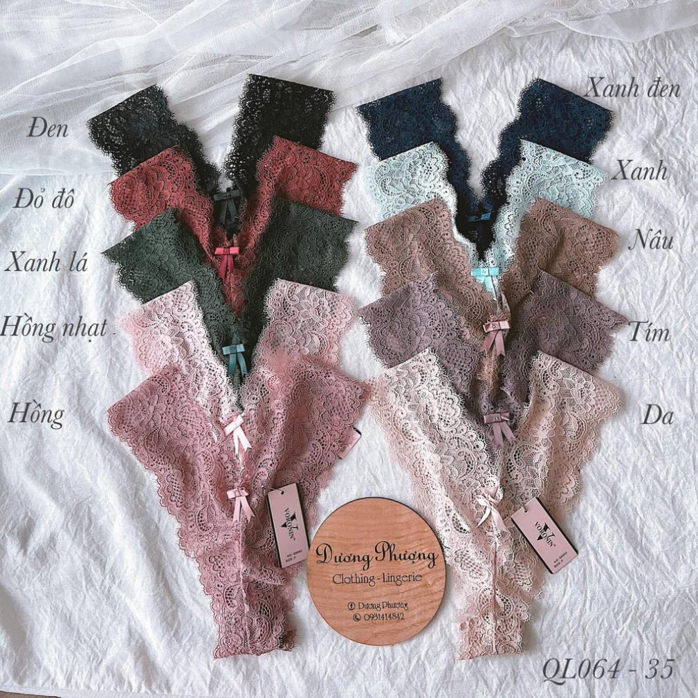 [Che Tên] Quần lót ren lọt khe chữ Y gợi cảm bảng màu pastel CARLA | BigBuy360 - bigbuy360.vn