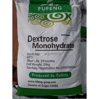 25kg ĐƯỜNG DEXTROSE - ĐƯỜNG ÍT NGỌT - ĐƯỜNG PHỦ BÁNH - ĐƯỜNG DEXTROSE MONOHYDRATE