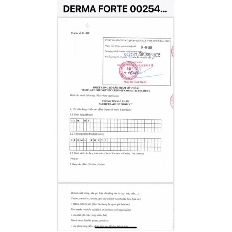 Derma Forte - Ngừa mụn, hết sẹo, hết thâm cho mụn trứng cá, mụn đầu đen, sạch bã nhờn