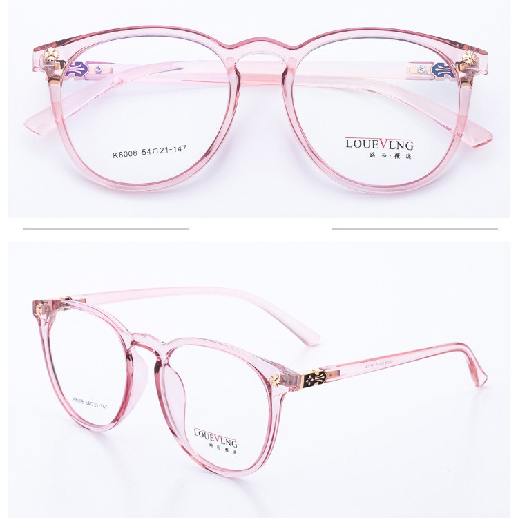 Gọng kính nam nữ Chrome Hearts tròn 8008