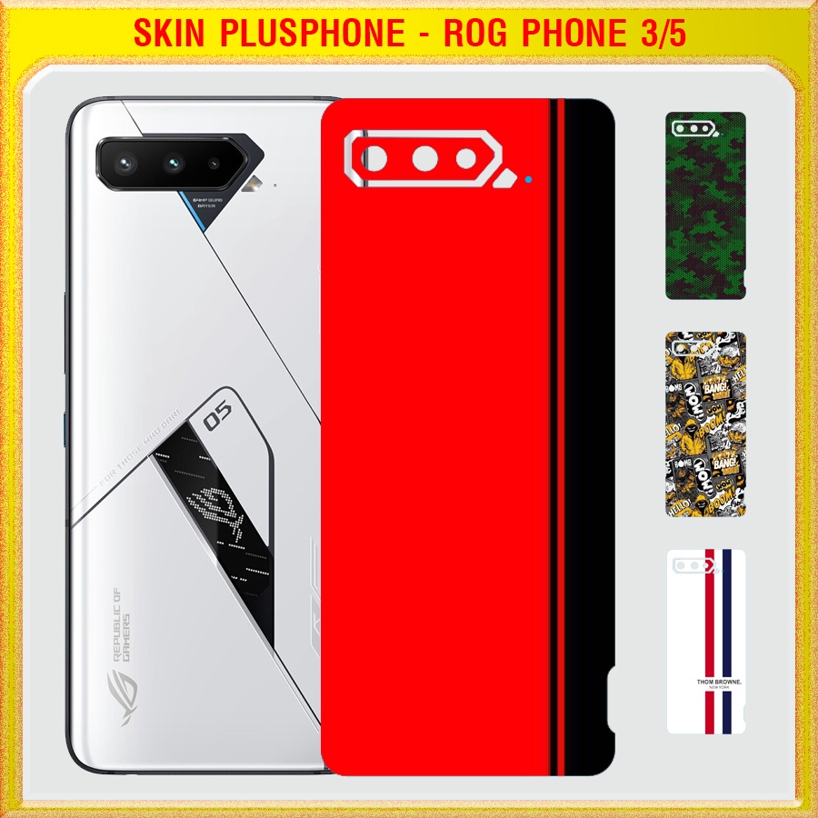 Dán Skin mặt sau cho Asus ROG Phone 3, ROG Phone 5 nhiều mẫu lựa chọn
