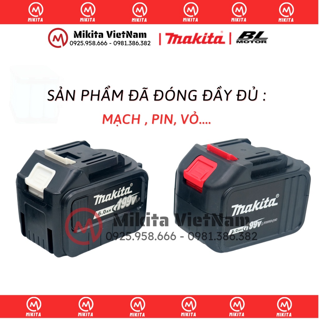 Pin MAKITA 15 Cell 21v Đóng Sẵn Bảo Hành Lỗi Đổi Mới Trong 6 Tháng