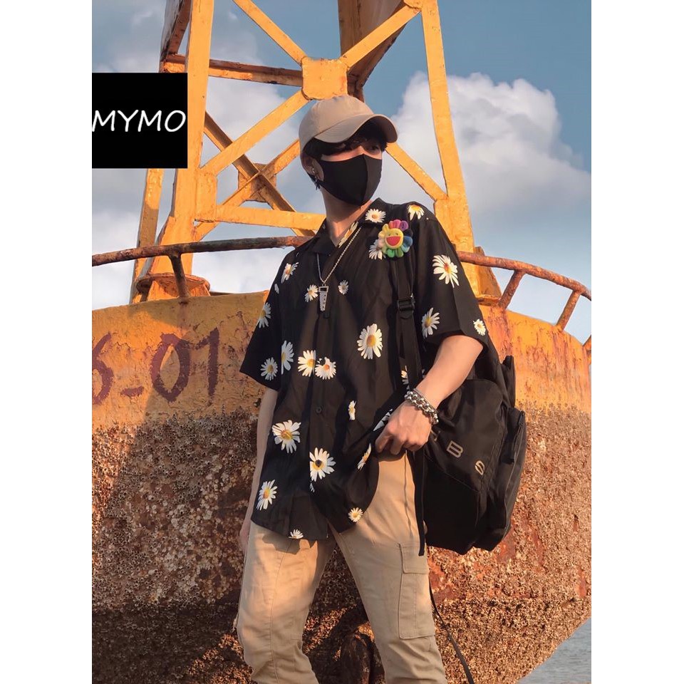Áo Sơmi HỌA TIẾT DAISY HOA CÚC FULLTAG | Sơ Mi Lụa Mềm CNK 100% | CHUẨN CAO CẤP 1:1 LOCAL BRAND