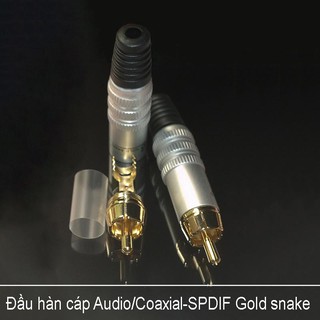 Đầu jack hàn dây cáp AV/Audio/Video/Coaxial Goldsnake (1 chiếc)