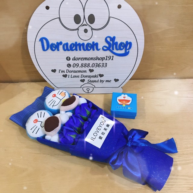 Bó Hoa Gấu Bông Doremon Doraemon