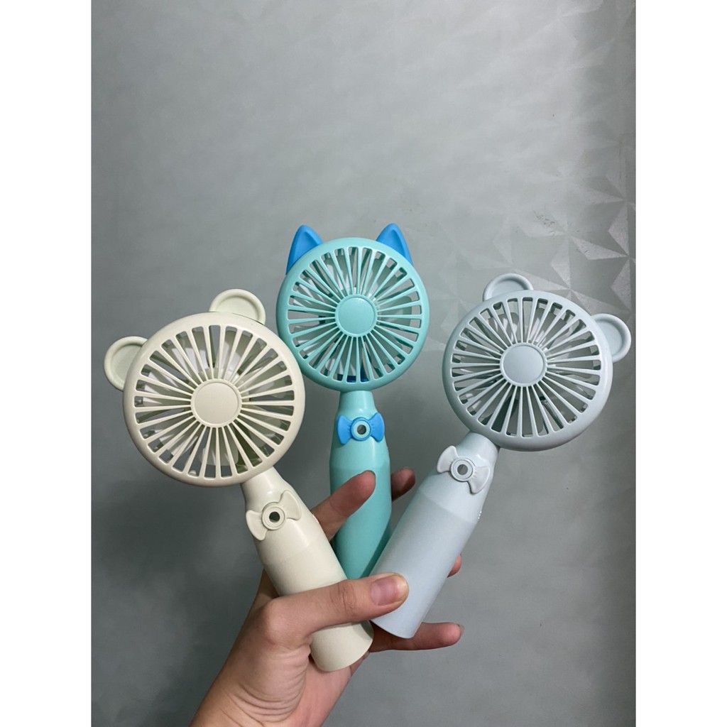 Quạt Phun Sương Mini Hình kute dễ thương Sạc Điện (ảnh shop chụp) | BigBuy360 - bigbuy360.vn