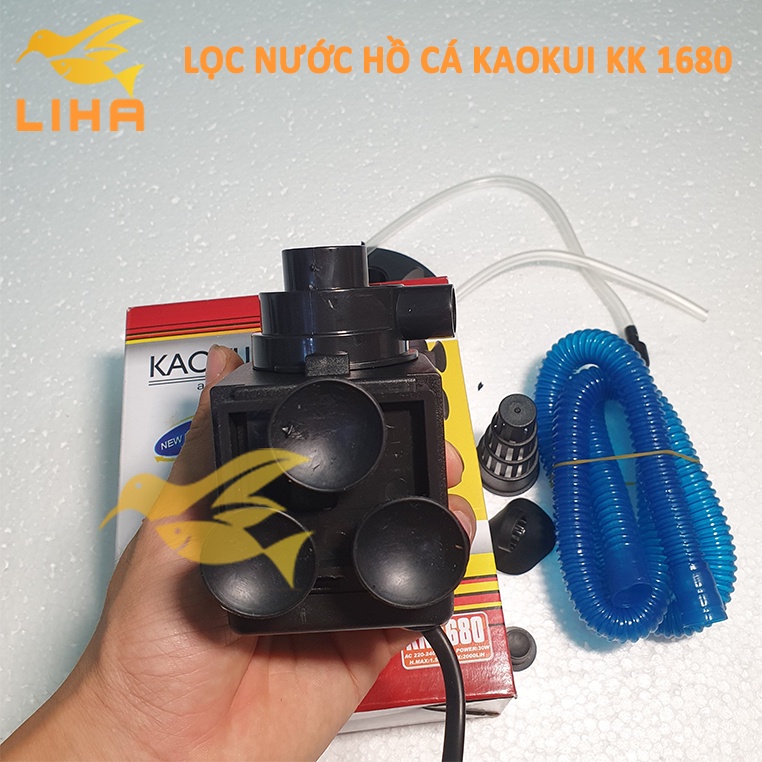 Máy Bơm Lọc Kaokui KK-1680 (30W-2000L/H-1.5M) - Bơm Nước 3 Trong 1 (Hút, Đẩy, Thổi Oxy)