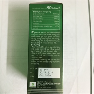 Nứơc mát Hepacool (giải độc - mát gan)