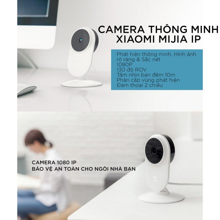 Camera Xiaomi Mi Home Security Basic 1080P Full HD 130 độ - Chính hãng Digiwold