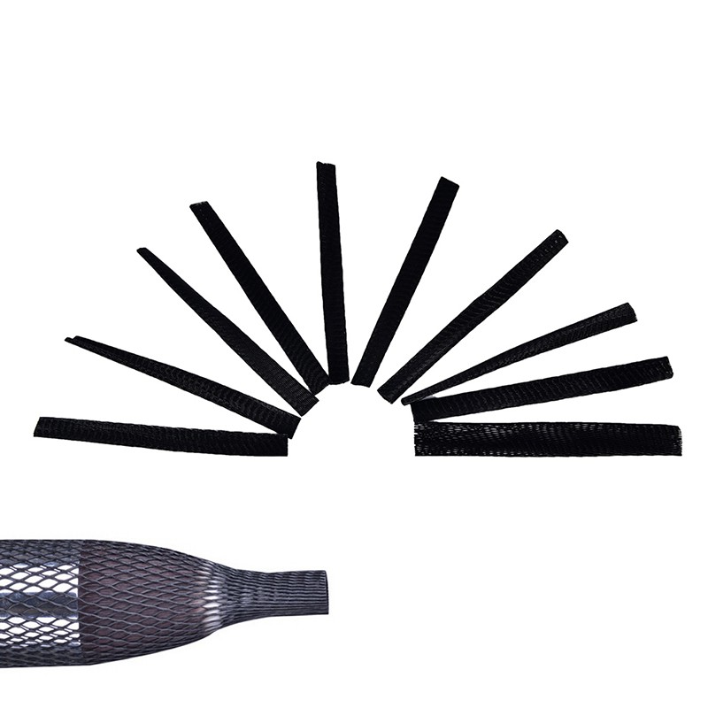 Bộ 10 Cọ Trang Điểm Lưới Bảo Vệ Cọ Trang Điểm