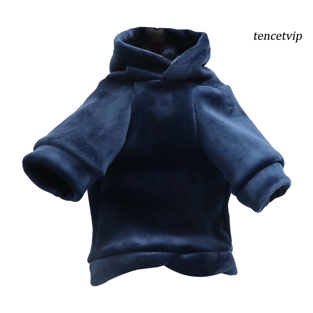 Áo Hoodie Màu Sắc Trơn Thời Trang Mùa Đông Cho Thú Cưng