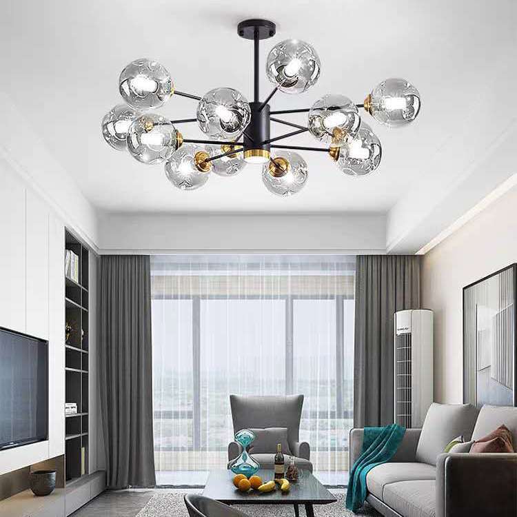 IKEE Phòng Ngủ GiảN Đèn Ốp Trần Hiện Đại Phòng Khách ĐèN Treo Trần Đèn Chùm Led ĐèN Thả Trang Trí BắC ÂU