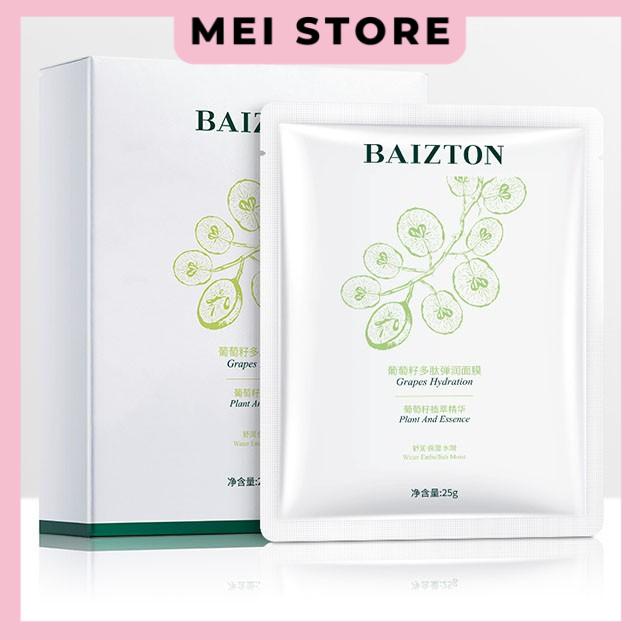 Mặt Nạ Hạt Nho BAIZTON Tinh Chất Đàn Hồi Giữ Ẩm Làm Giảm Nếp Nhăn