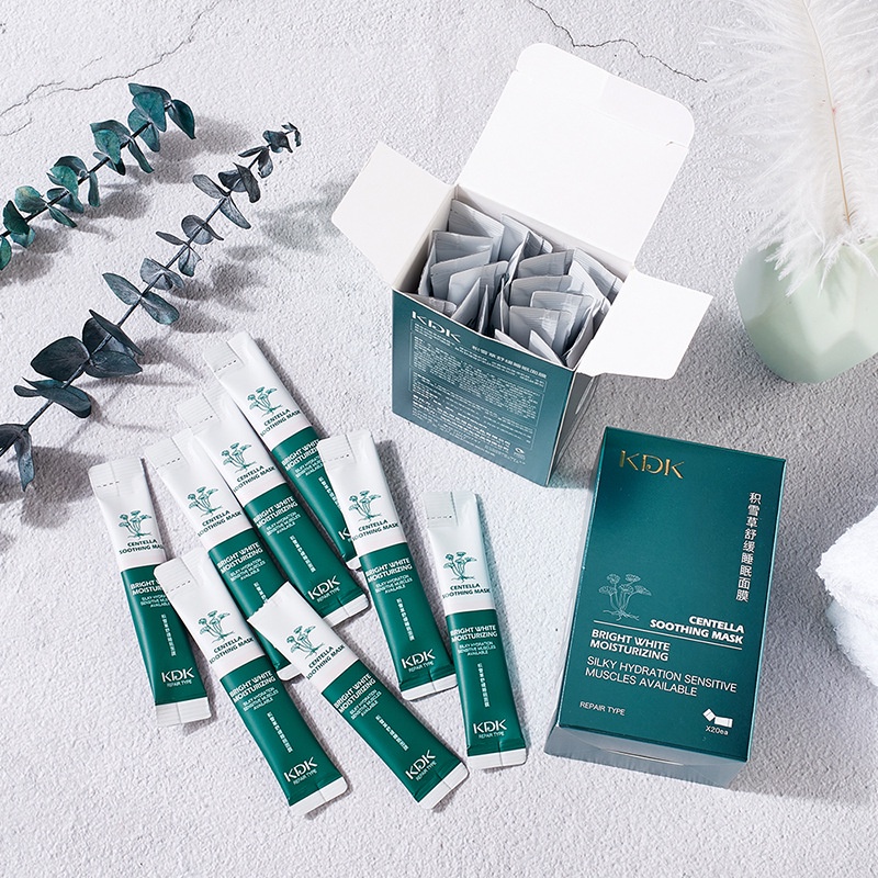 Mặt Nạ Ngủ Rau Má Dịu Da Sáng Da Centella Soothing Mask (1 gói 4ml)