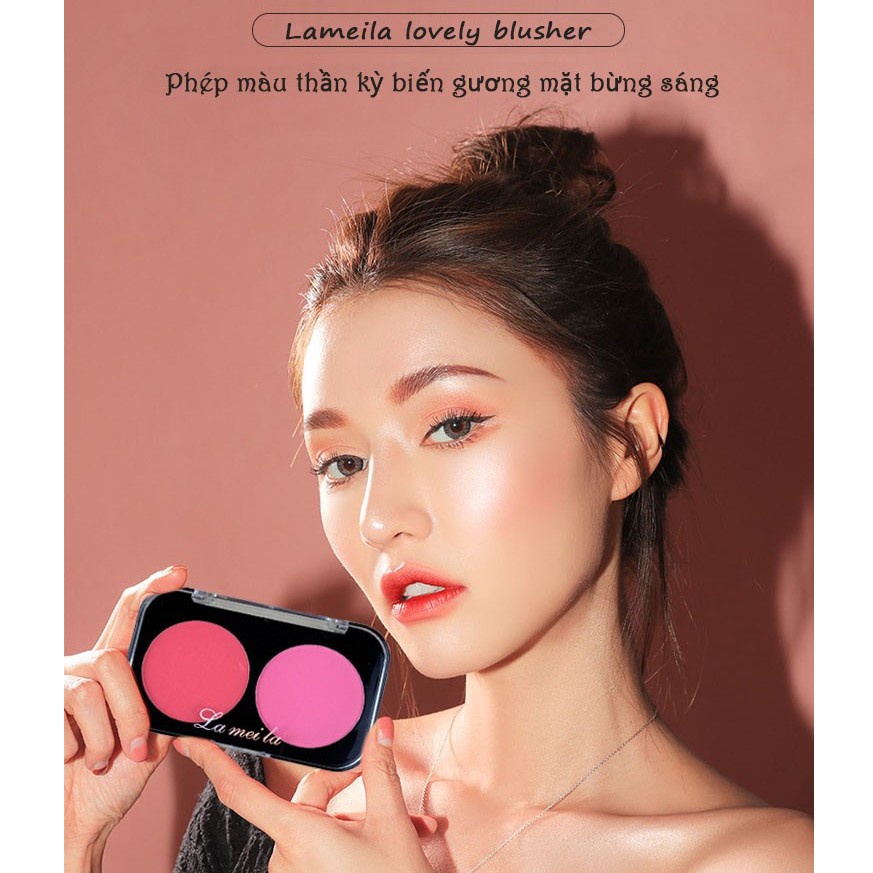 Bảng má hồng Lameila 2 ô hàng nội địa Trung No.5006 g20shop | BigBuy360 - bigbuy360.vn