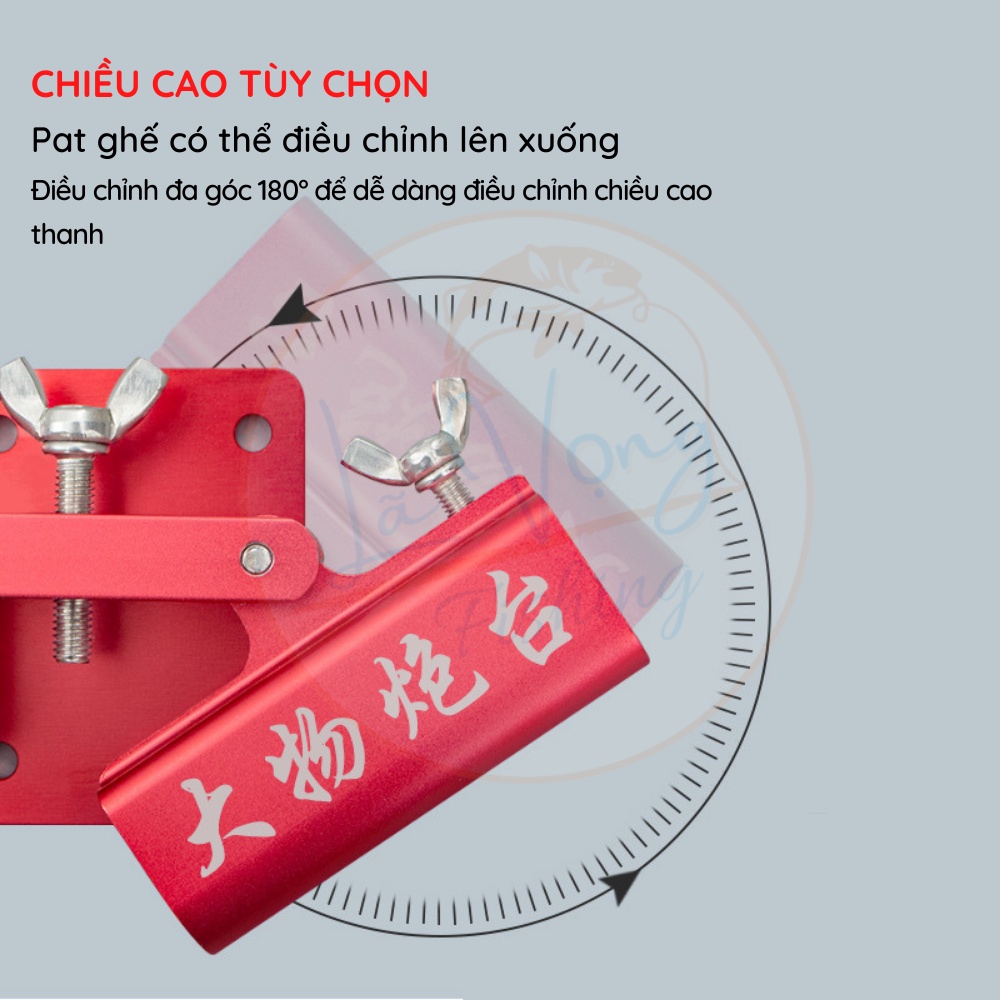 Phụ kiện gác cần gắn thùng, ghế săn hàng câu đài