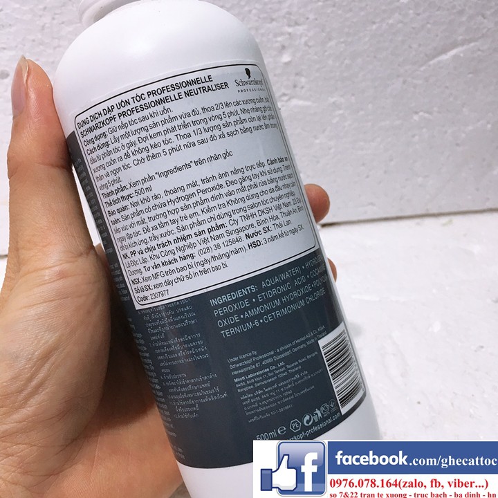 THUỐC DẬP ĐỊNH HÌNH UỐN NÓNG GLATT SCHWARZKOPF GLATT