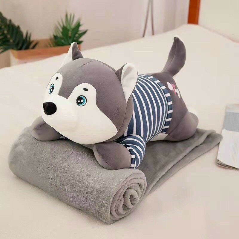 Chăn Gối Văn Phòng Hugky Áo Sọc