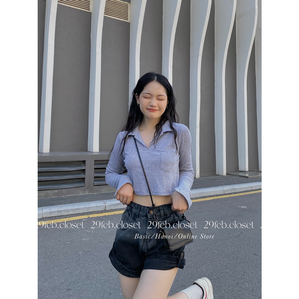 [Ảnh thật/Video] Quần short jeans mặc được 2 kiểu - 29feb.closet - Q30