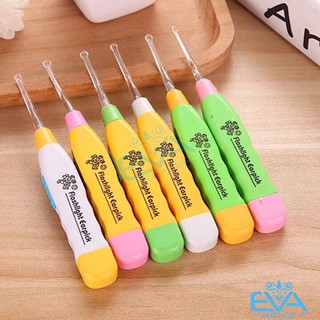 Combo 3 Dụng Cụ Lấy Ráy Tai Có Đèn Flashlight Earpick