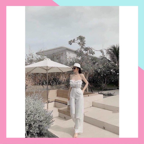 [Hàng Siêu Hot] Quần ống rộng suông đũi GU bán chun_Quần ống rộng đũi siêu Hot phù hợp mọi lứa tuổi