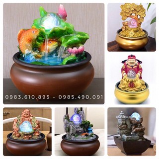 Thác Nước Phong Thủy Mini (Nhiều Mẫu)