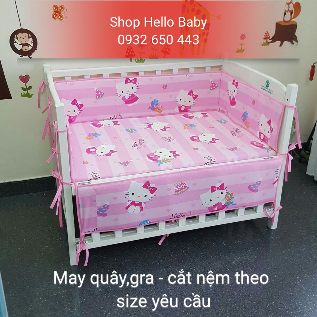 Nhận may Nệm, Quây, Gra dùng cho cũi