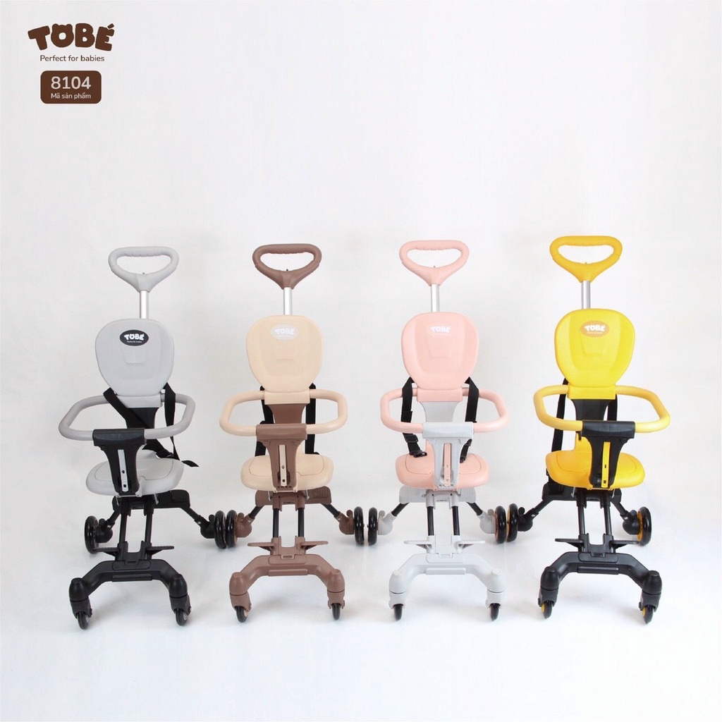 Xe đẩy gấp gọn OLWEN TOBÉ ghế ngồi xoay 360 độ, tháo lắp đơn giản, gọn gàng, phù hợp cho bé từ 6 - 36 tháng