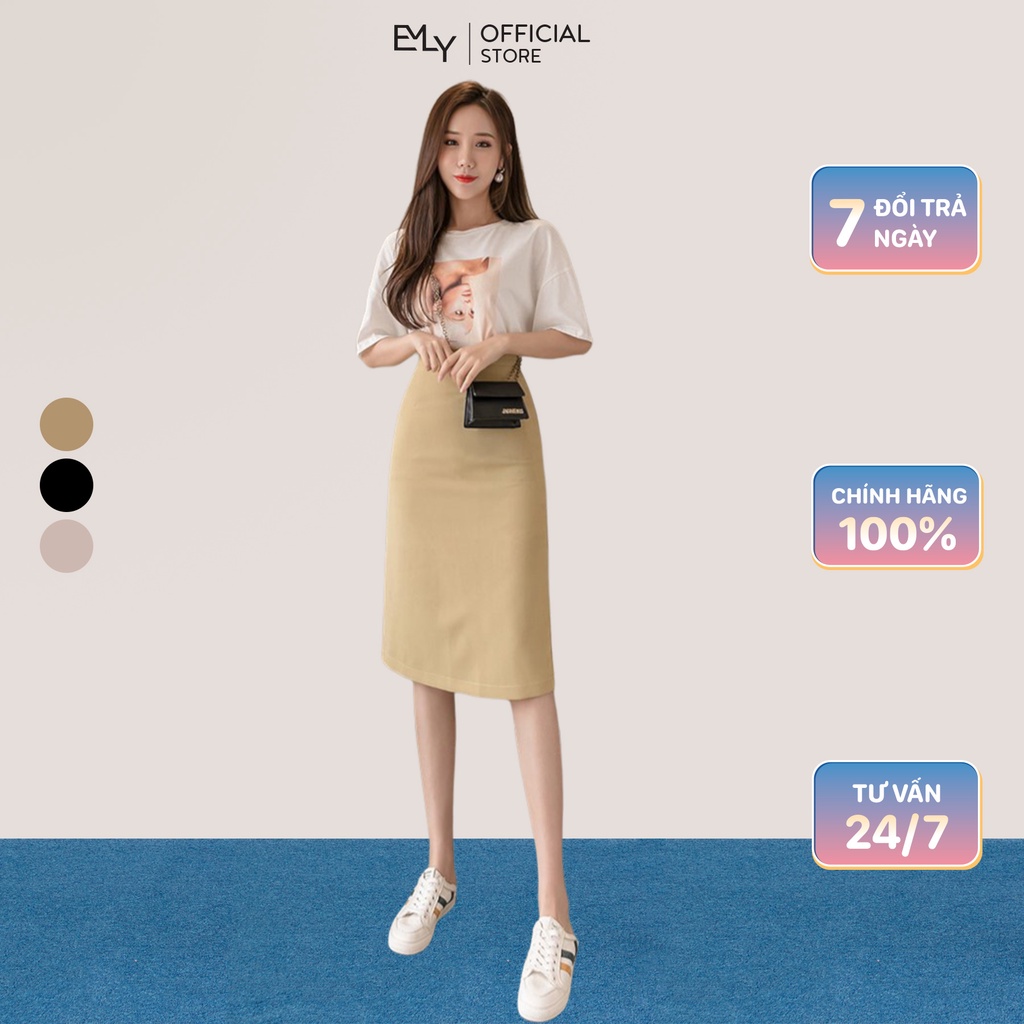 Chân váy bút chì dài dáng ôm Emilyshop