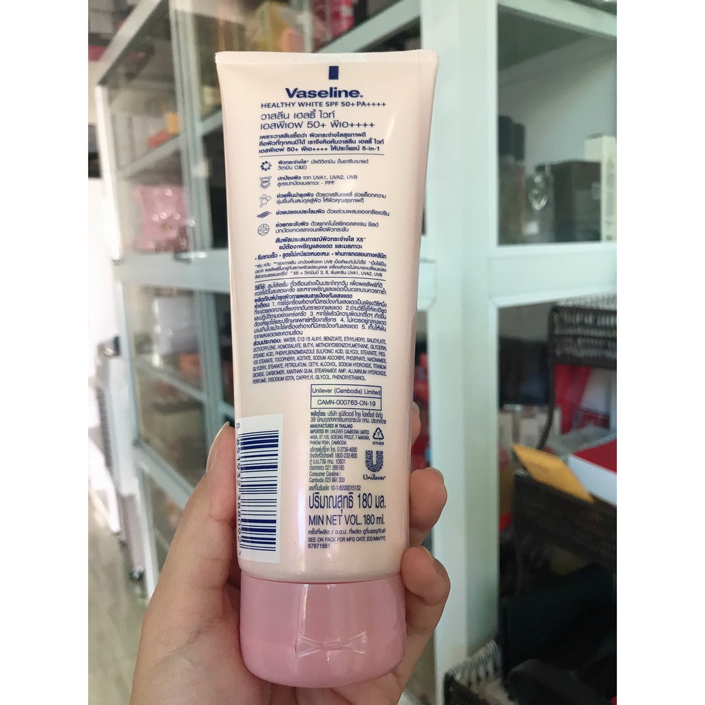 Dưỡng thể Vaseline 50x 180ml