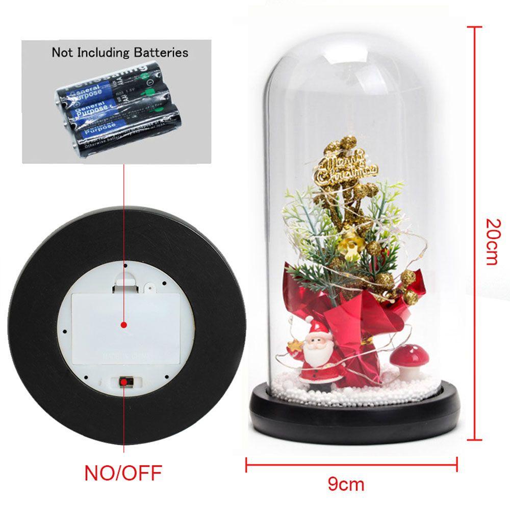 1 Đèn LED Hoa Hồng Thủ Công Sáng Tạo Trang Trí Nhà Cửa Dịp Giáng Sinh