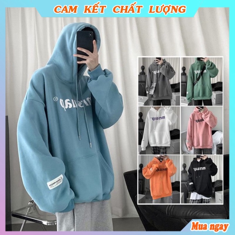 Áo hoodie nam nữ form rộng, áo khoác hoodie nam nữ có mũ chất liệu nỉ lót bông kiểu dáng thể thao freeship mã HD3