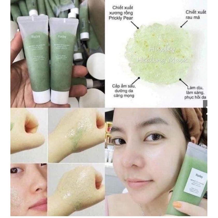 Mặt Nạ Có Hạt Giúp Tẩy Tế Bào Chết Với Chiết Xuất Từ Xương Rồng Huxley Scrub Mask Sweet Therapy | BigBuy360 - bigbuy360.vn