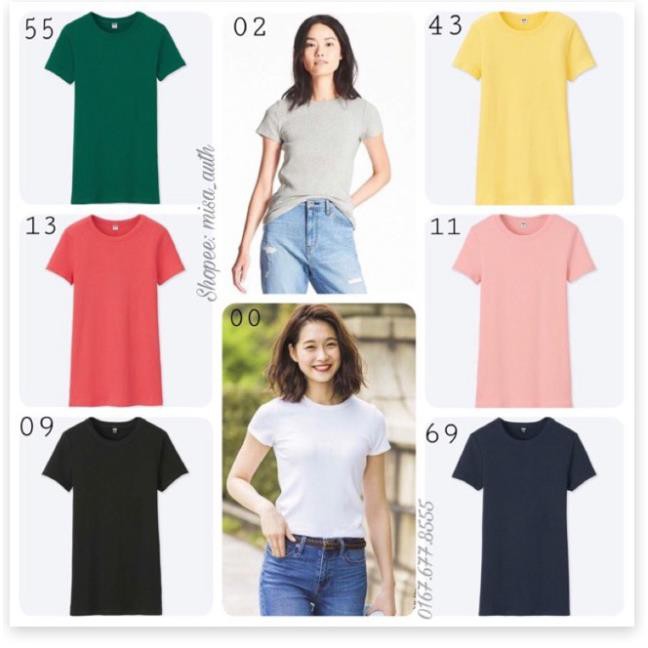 Hàng Chuẩn- Áo len tăm UNIQLO cộc tay sz SM (bill xem ảnh) -A12d hot