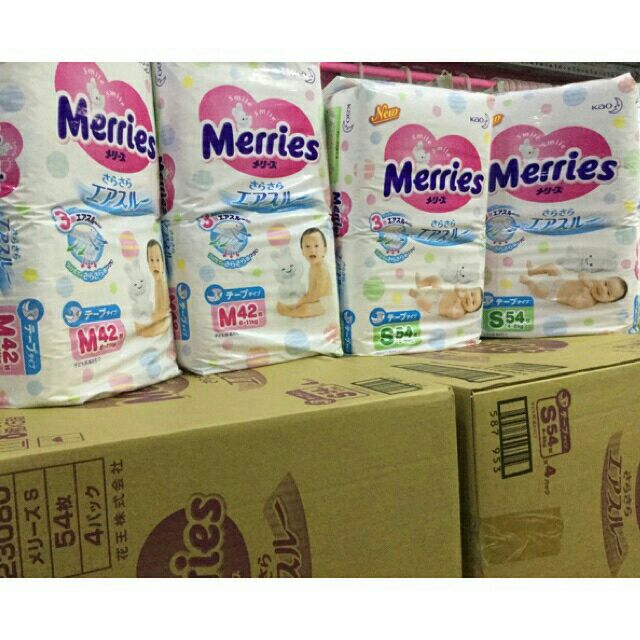 Bỉm merries nội địa