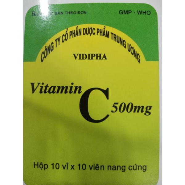 Vitamin C hộp 100 viên
