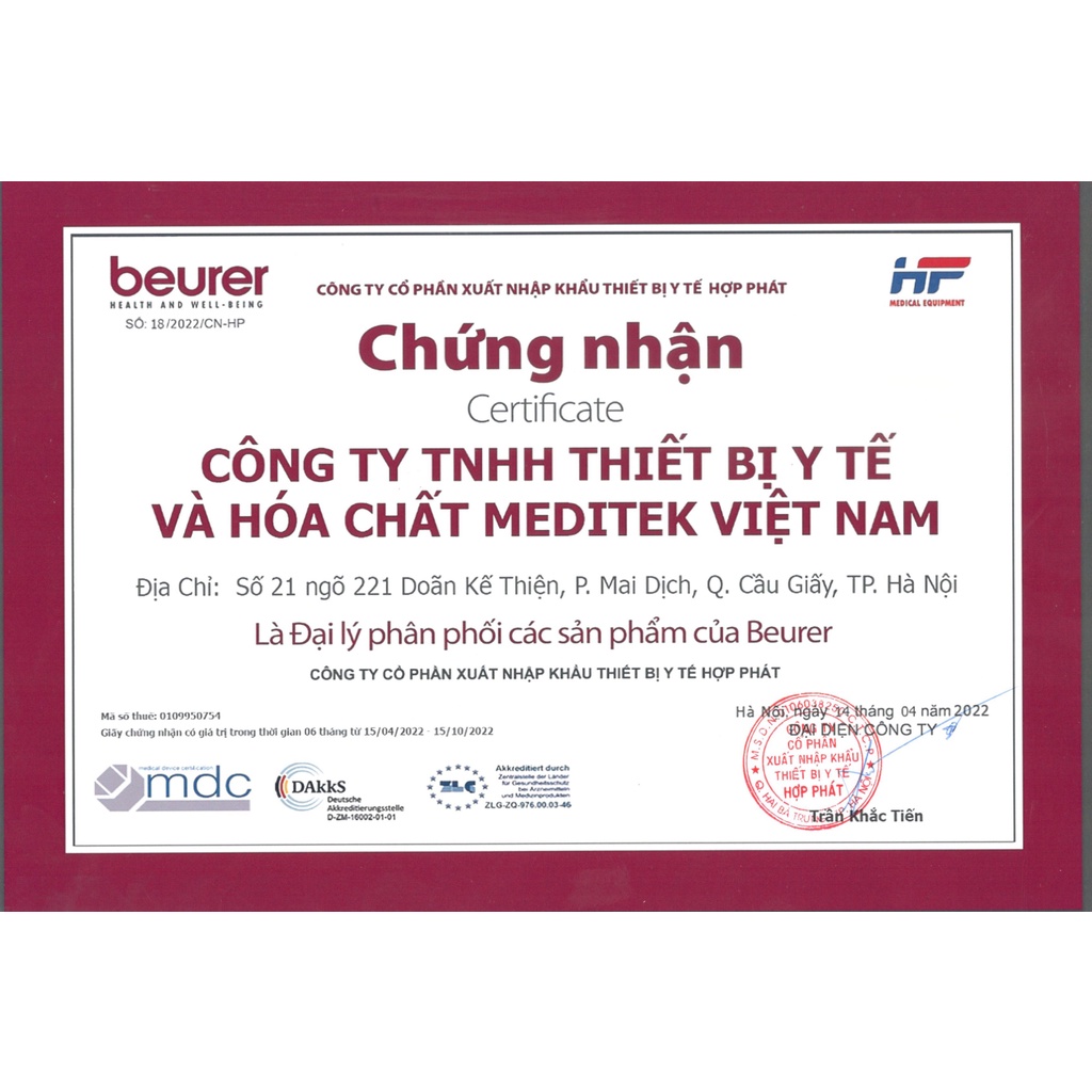 Máy đo huyết áp điện tử cổ tay Beurer Đức BC30